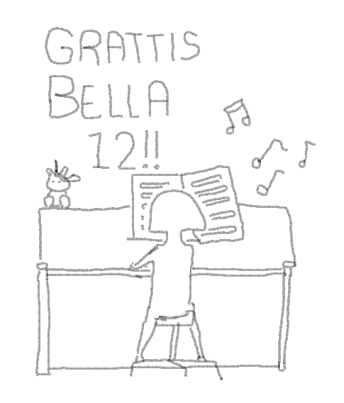 grattis bella 12 år!